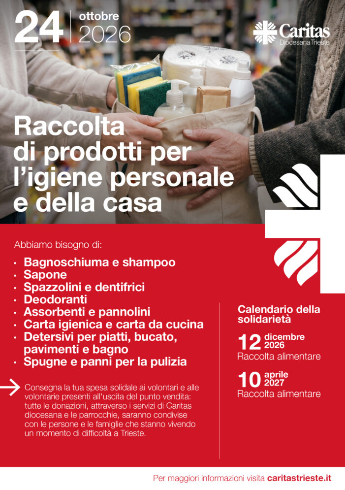 Raccolta solidale sabato 24 ottobre Raccolta solidale sabato 24 ottobre